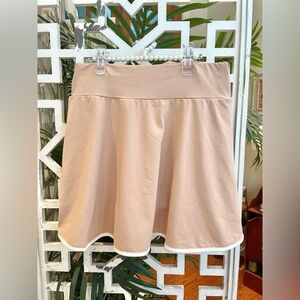 ASOS Tan Women's Skort with white trim (some light piling last photo)
